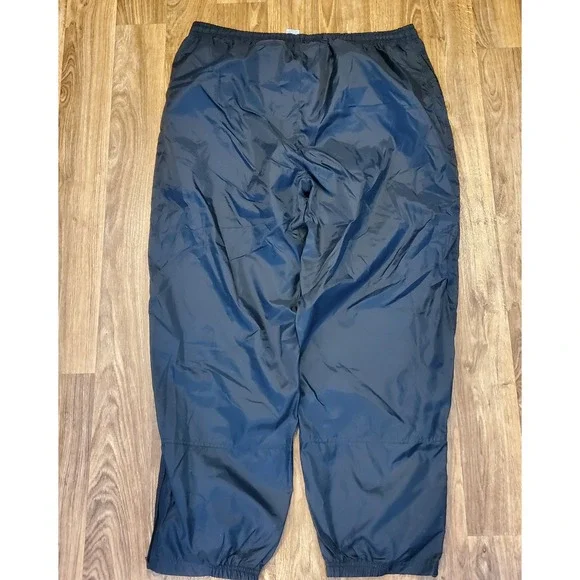Vintage Georgia Bulldogs Track Pants Men 2XL Black Lined Zip Leg Y2K Baggy